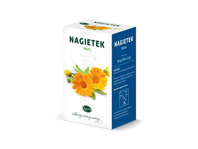 Nagietek interakcje ulotka herbata - 30 sasz. po 1 g