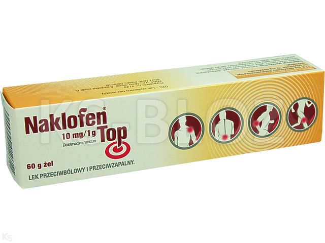 Naklofen Top interakcje ulotka żel 10 mg/g 60 g