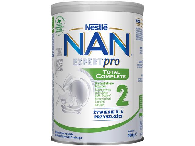 NAN EXPERTpro Total Complete 2 Mleko następne dla niemowląt powyżej 6 m-ca interakcje ulotka proszek - 400 g