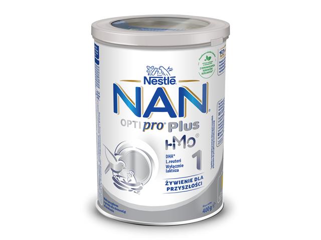 NAN Optipro Plus 1 Mleko od urodzenia interakcje ulotka proszek  400 g