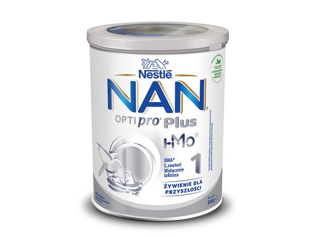 NAN Optipro Plus 1 Mleko od urodzenia interakcje ulotka proszek  800 g