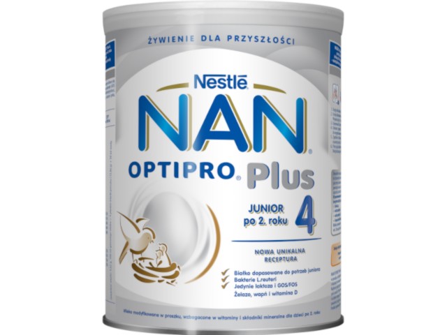 NAN Optipro Plus 4 Mleko interakcje ulotka proszek  800 g
