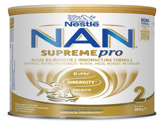 NAN Supreme Pro 2 interakcje ulotka proszek - 800 g