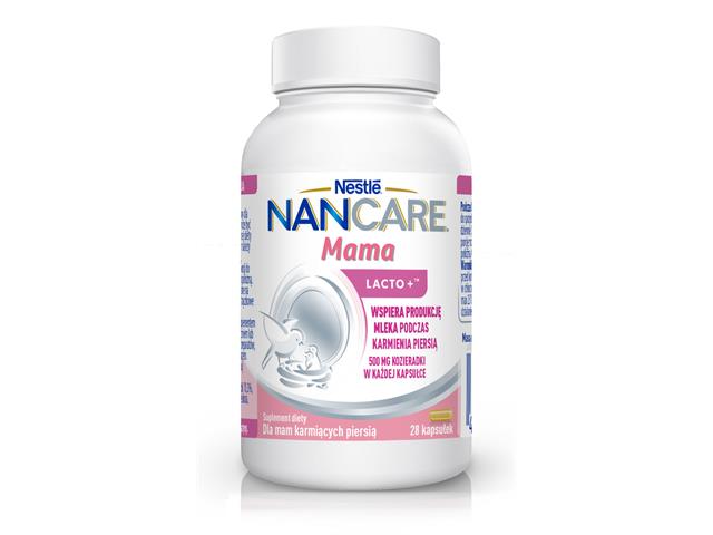 Nancare Mama Lacto+ interakcje ulotka kapsułki  28 kaps.
