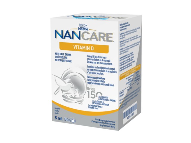 Nancare Vitamin D interakcje ulotka krople  5 ml