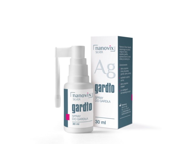 Nanovix Silver Gardło Spray do gardła interakcje ulotka spray - 30 ml