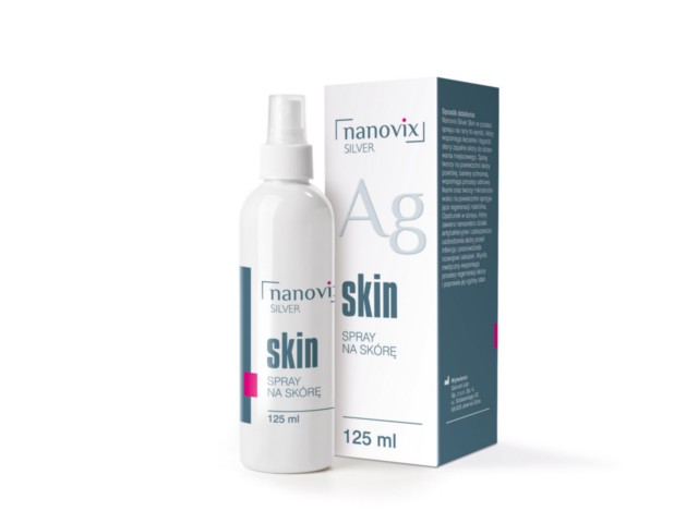 Nanovix Silver Skin Spray na skórę interakcje ulotka spray do stosowania na skórę - 125 ml