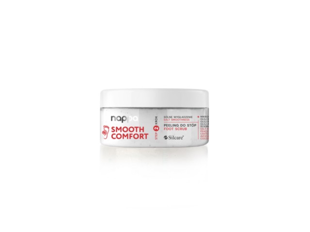 NAPPA SMOOTH COMFORT Peeling do stóp solne wygładzenie interakcje ulotka peeling  400 g