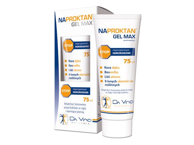 Naproktan Gel Max interakcje ulotka żel  75 ml