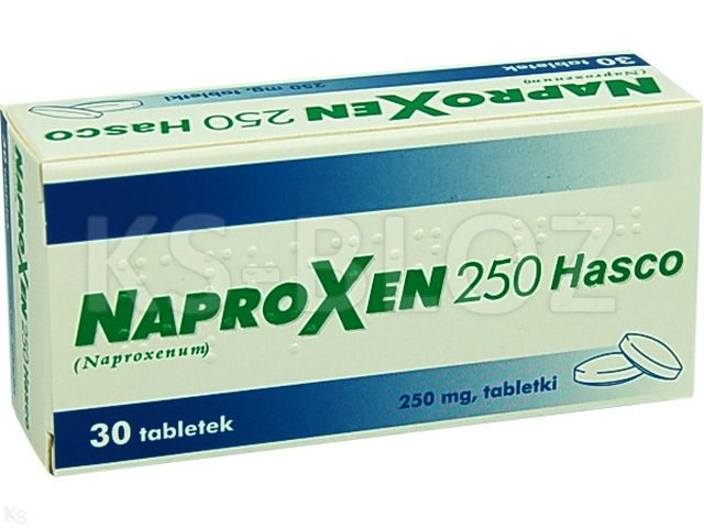 Naproxen 250 Hasco interakcje ulotka tabletki 250 mg 