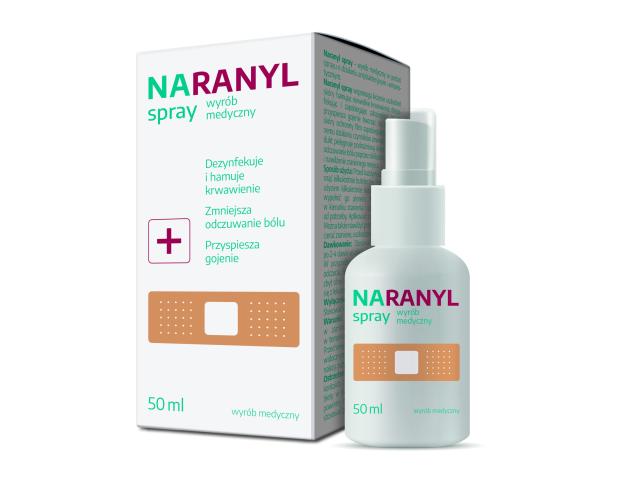 Naranyl Spray interakcje ulotka spray  50 ml