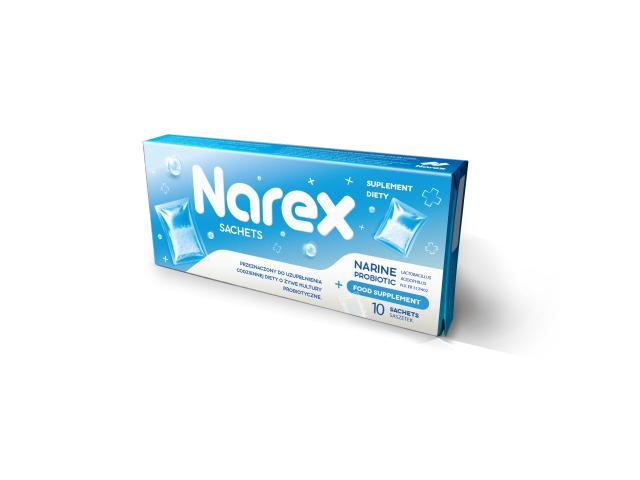 Narex Sachets interakcje ulotka saszetka - 10 sasz.