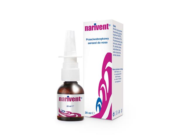 Narivent interakcje ulotka aerozol do nosa  20 ml