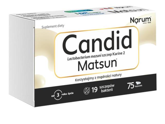 Narum Candid Matsun interakcje ulotka kapsułki  75 kaps.