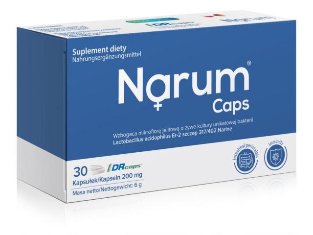 Narum Caps interakcje ulotka kapsułki - 30 kaps.