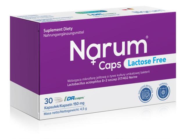 Narum Lactose Free interakcje ulotka kapsułki - 30 kaps.