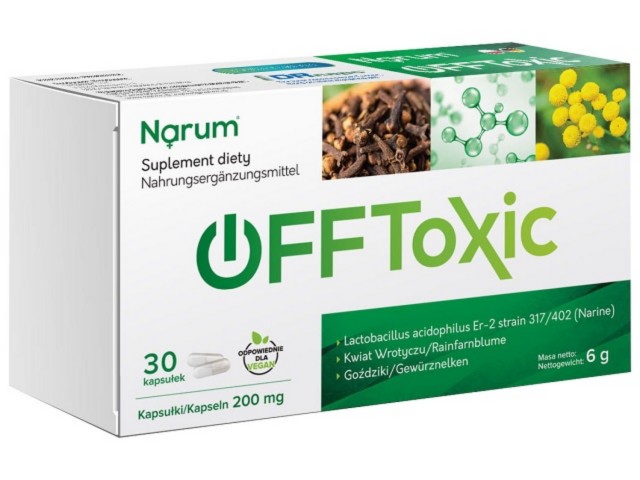 Narum Offtoxic interakcje ulotka kapsułki - 30 kaps.