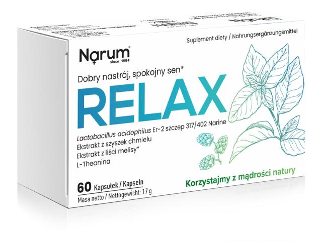 Narum Relax interakcje ulotka kapsułki - 60 kaps.