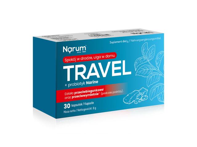 Narum Travel interakcje ulotka kapsułki 30 kaps.