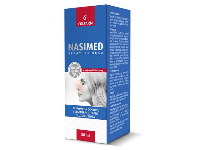 Nasimed interakcje ulotka spray do nosa  30 ml