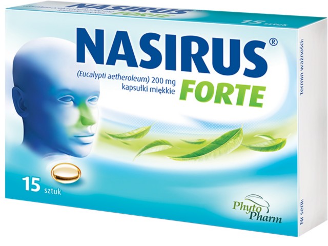 Nasirus Forte interakcje ulotka kapsułki miękkie 200 mg 15 kaps. (blist.)