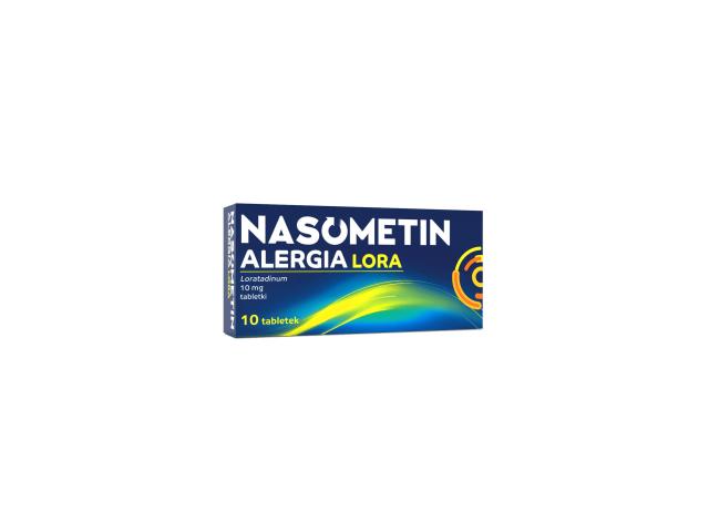 Nasometin Alergia Lora interakcje ulotka tabletki 10 mg 10 tabl.