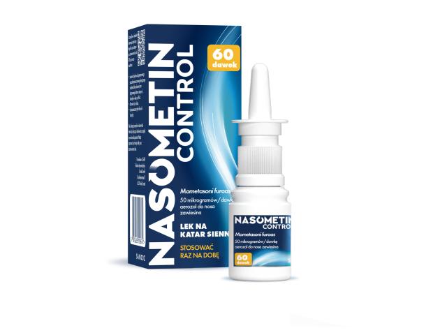 Nasometin Control (Mometasone Sandoz) interakcje ulotka aerozol do nosa, zawiesina 50 mcg/daw. 