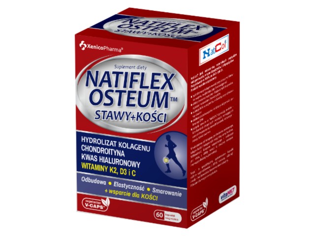 Natiflex Osteum interakcje ulotka kapsułki z roślinnej celulozy  60 kaps.