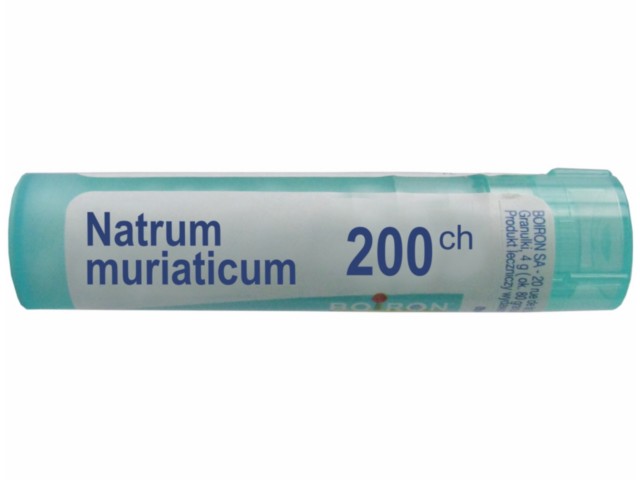 Natrum Muriaticum 200 CH interakcje ulotka granulki - 4 g