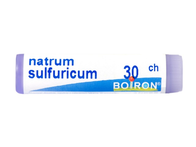 Natrum Sulfuricum 30 CH interakcje ulotka granulki w pojemniku jednodawkowym  1 g