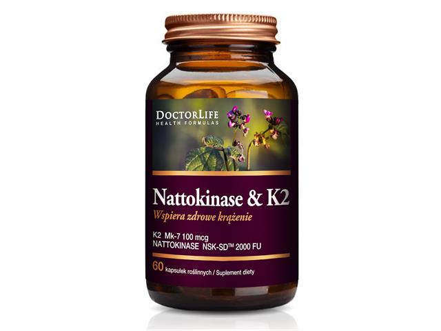 Nattokinase & K2 interakcje ulotka kapsułki  60 kaps.