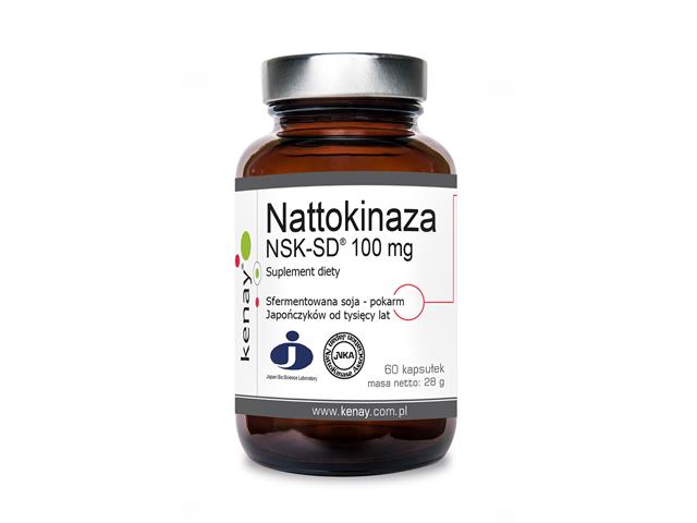 Nattokinaza 100 mg Nsk-Sd interakcje ulotka kapsułki  60 kaps.