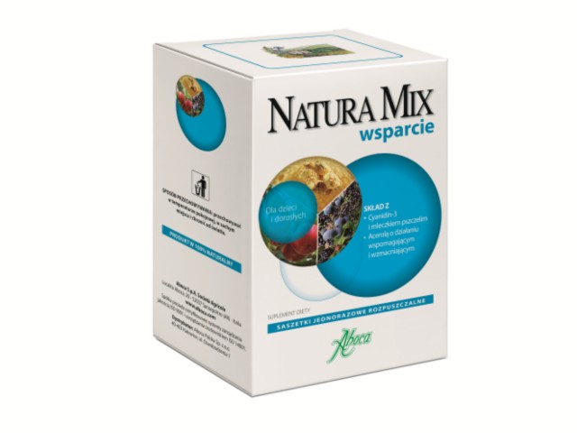 Natura Mix Wsparcie interakcje ulotka saszetka 2,5 g 20 sasz.