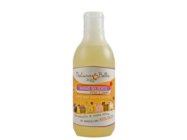 NATURABELLA BABY Delikatny płyn do kąpieli i szampon w jednym interakcje ulotka płyn - 250 ml