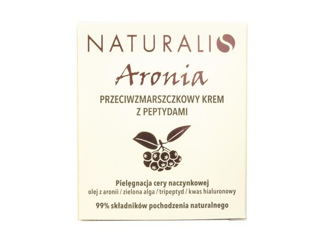 NATURALIS Aronia Krem p/zmarszczkowy z peptydami interakcje ulotka krem - 50 ml