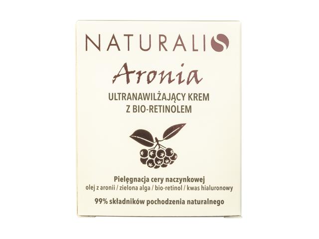 NATURALIS Aronia Krem ultranawilżający z bio-retinolem interakcje ulotka krem  50 ml