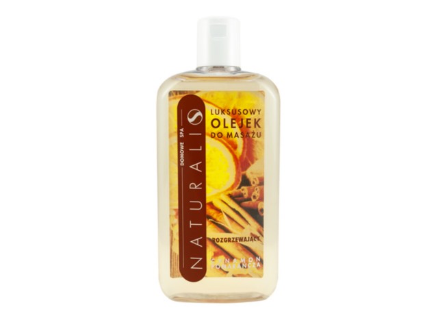 NATURALIS DOMOWE SPA Olej.d/masażu cynamon/pomarań.rozgrzew. interakcje ulotka olejek  250 ml