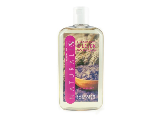 NATURALIS DOMOWE SPA Olej.d/masażu rozmaryn/lawenda relaks. interakcje ulotka olejek - 250 ml