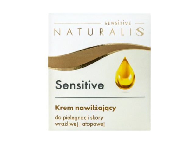 Naturalis Sensitive Krem do pielęgnacji nawilżający skóry wrażliwej i atopowej interakcje ulotka krem  50 ml