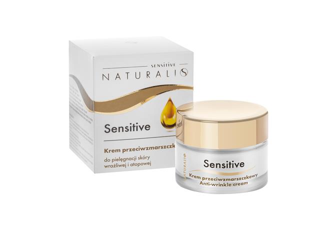 Naturalis Sensitive Krem przeciwzmarszczkowy skóra wrażliwa, atopowa interakcje ulotka krem - 50 ml
