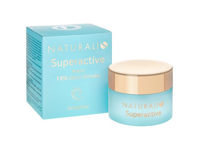 NATURALIS Superactive Krem z 15% śluzu ślimaka (dzień/noc) interakcje ulotka krem  50 ml