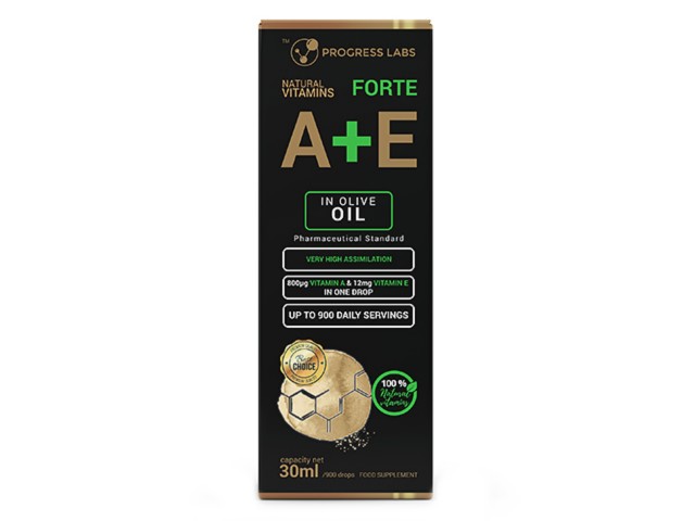 Naturalne Witaminy A + E Forte interakcje ulotka krople - 30 ml