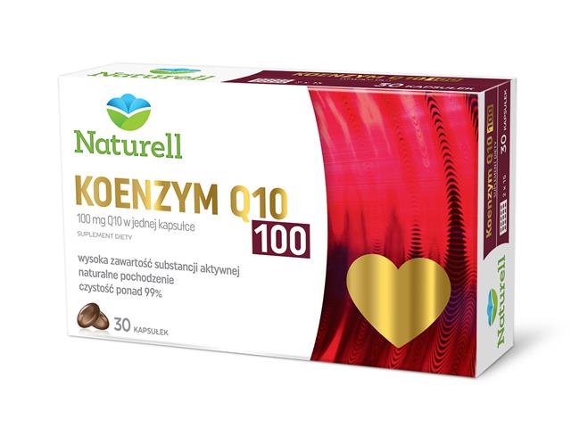 Naturell Koenzym Q10 100 interakcje ulotka kapsułki  30 kaps.