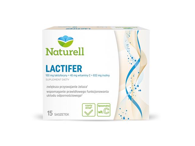 Naturell Lactifer interakcje ulotka saszetka  15 sasz.