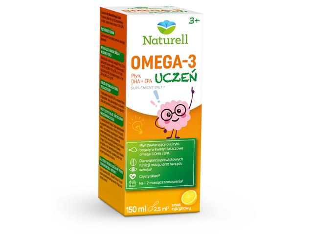 Naturell Omega 3 Uczeń interakcje ulotka płyn  150 ml