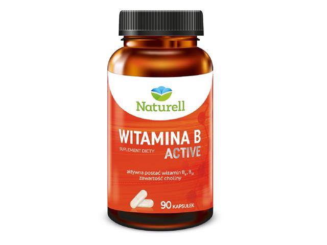 Naturell Witamina B Active interakcje ulotka kapsułki  90 kaps.