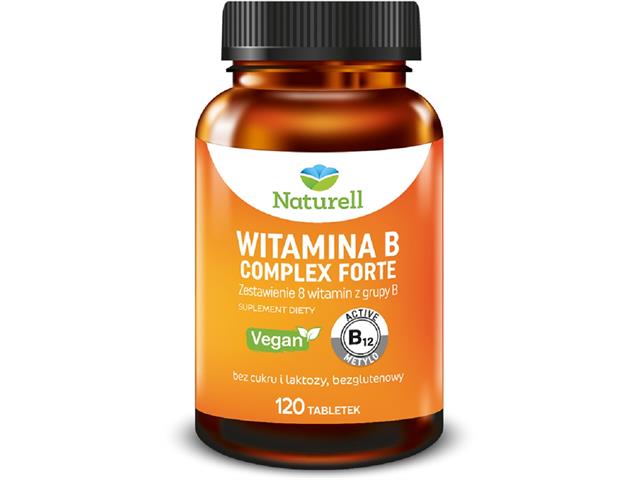 Naturell Witamina B Complex Forte interakcje ulotka tabletki  120 tabl.