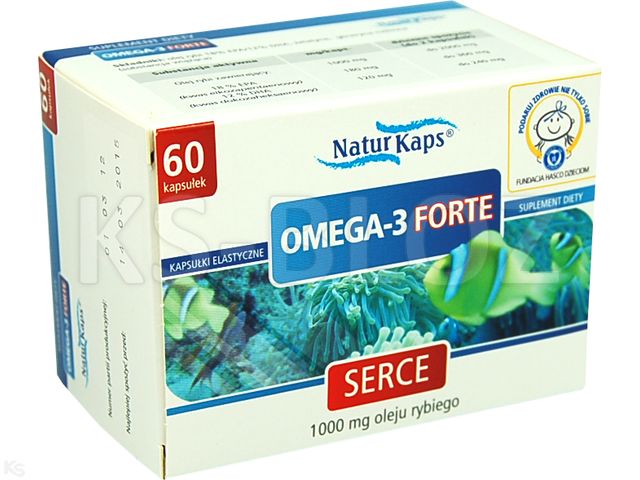 Naturkaps Omega 3 Forte interakcje ulotka kapsułki 1 g 60 kaps.