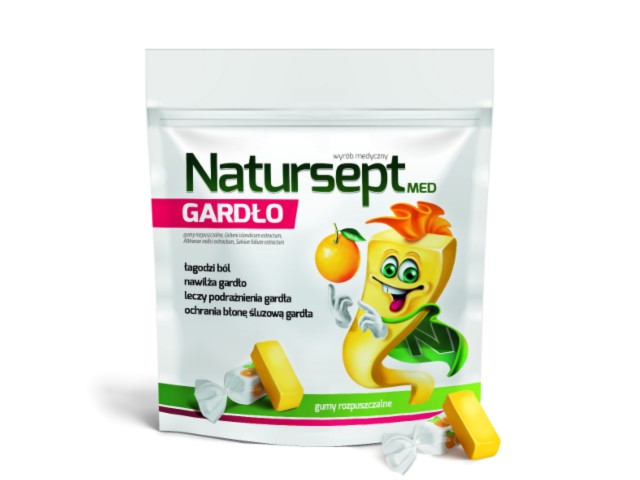 Natursept Med Gardło Gumy rozpuszczalne interakcje ulotka  - 9 szt. (58,5 g)