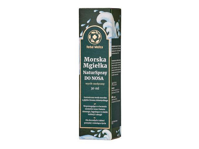 NaturSpray Morska Mgiełka do nosa interakcje ulotka spray  30 ml